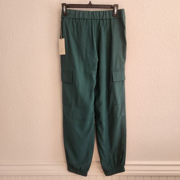A New Day Women's Size 4 Teal Cargo Joggers NWT - Picture 5 of 6